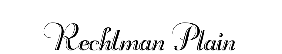 Rechtman Plain cкачати шрифт безкоштовно